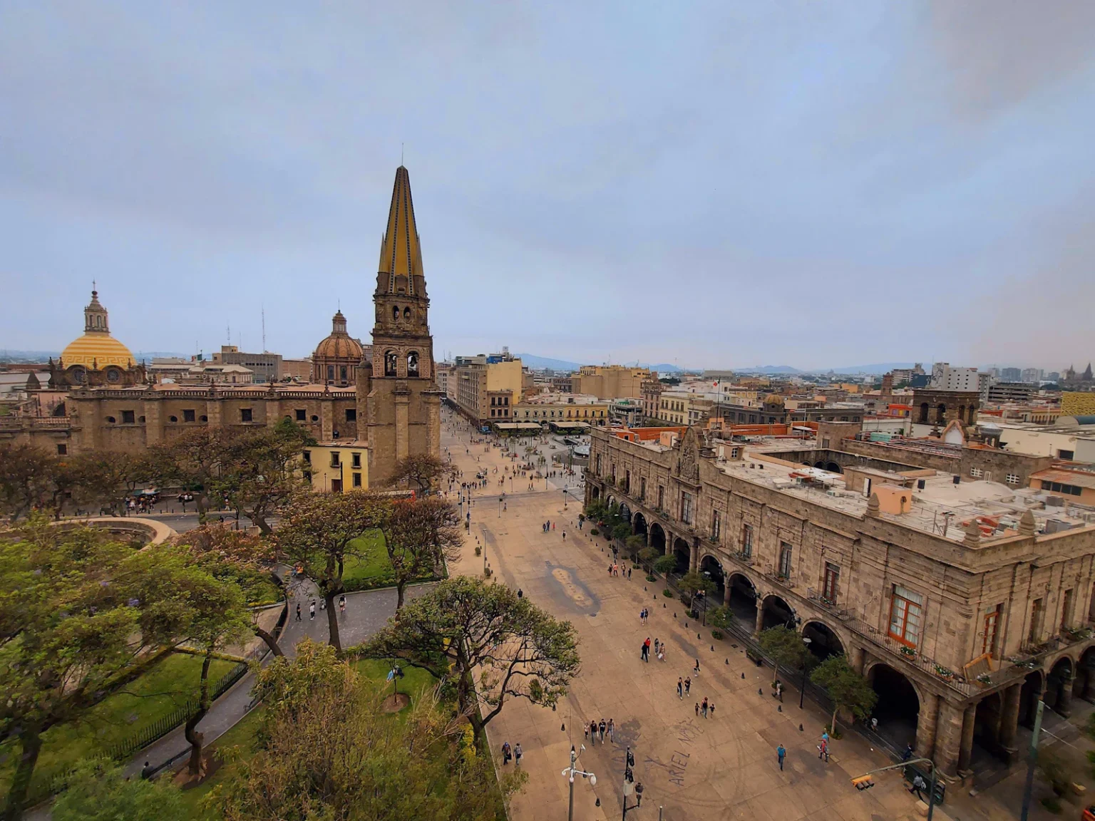 Centro Histórico de Guadalajara con la Catedral